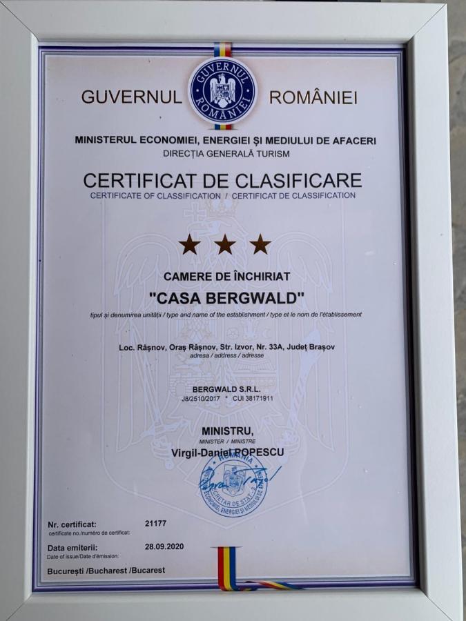 Ferienwohnung Casa Bergwald Rîşnov Exterior foto